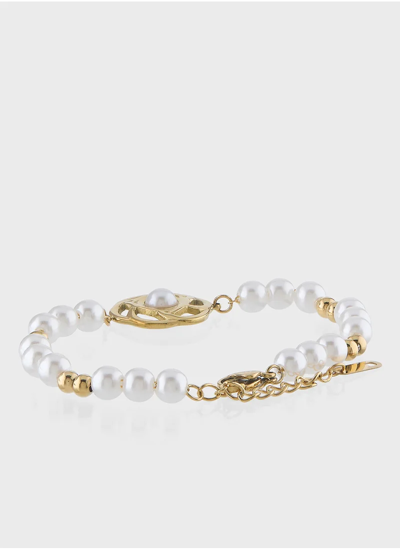 ستورتز 18kGP Vintage Pearl Bracelet