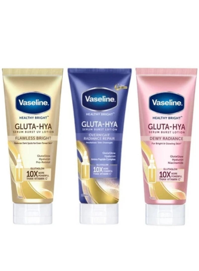 Vaseline Gluta Hya Multi Pack(3in200ml) - Image 2