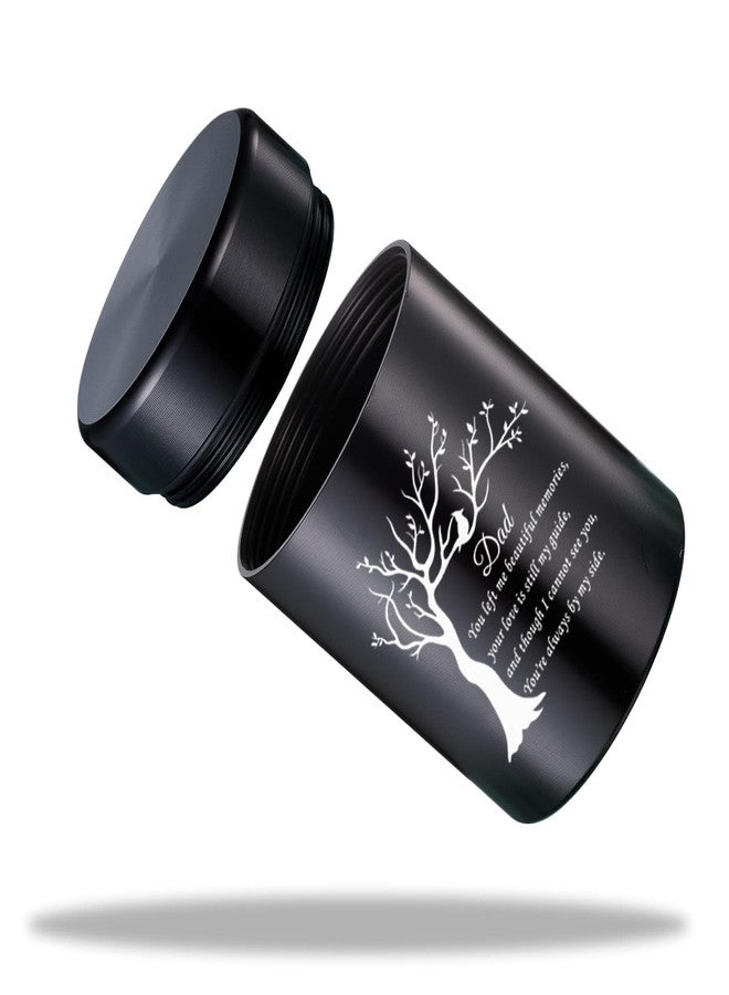RIPFEVURN Small Urns for Human Ashes 2.75 Inch Mini Tree of Life Cremation Urns for Ashes Adult Female Male Aluminum Keepsake Urns for Ashes Holder for Women Men-Dad - Image 4