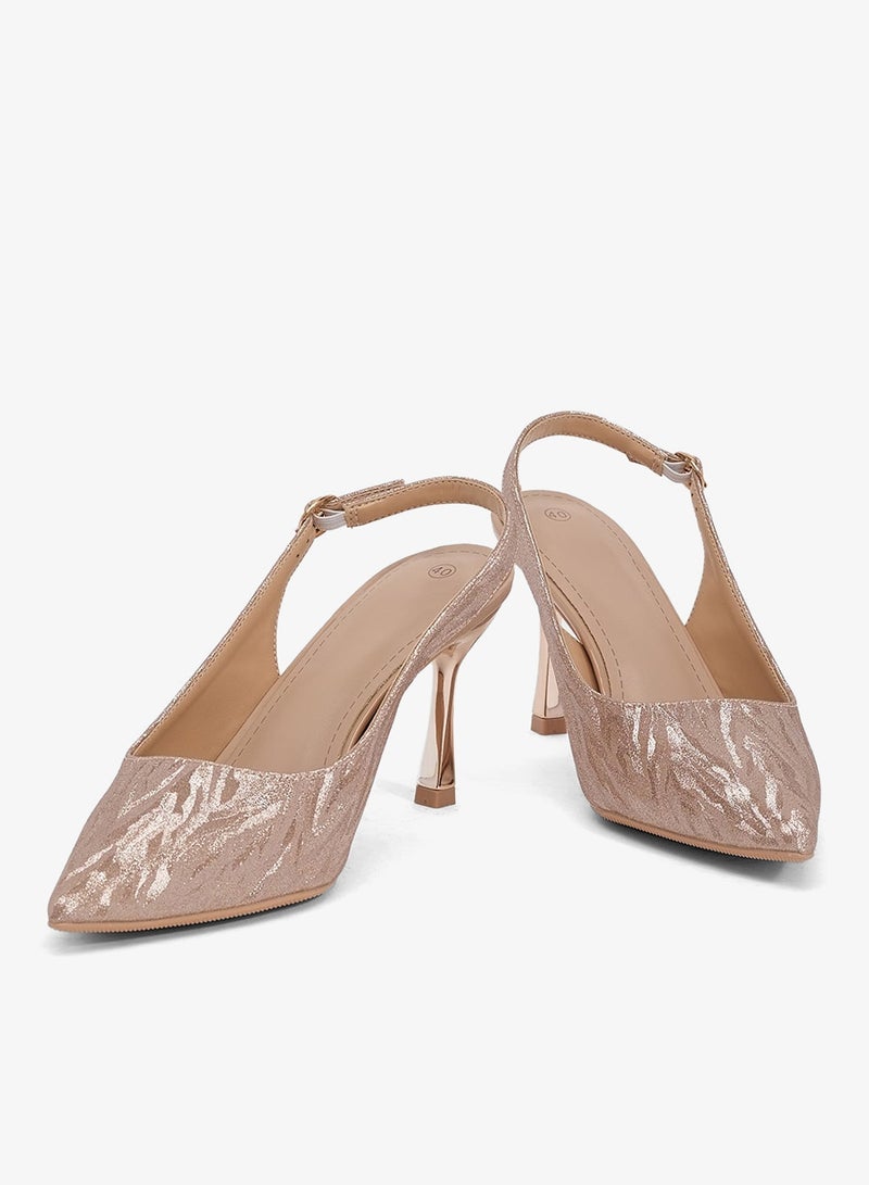 خزانة حذاء بكعب عالٍ بحزام خلفي - Image 4