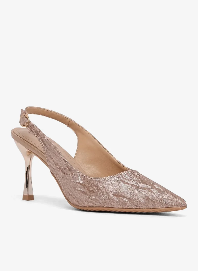 Khizana High Heeled Sling Back Pump