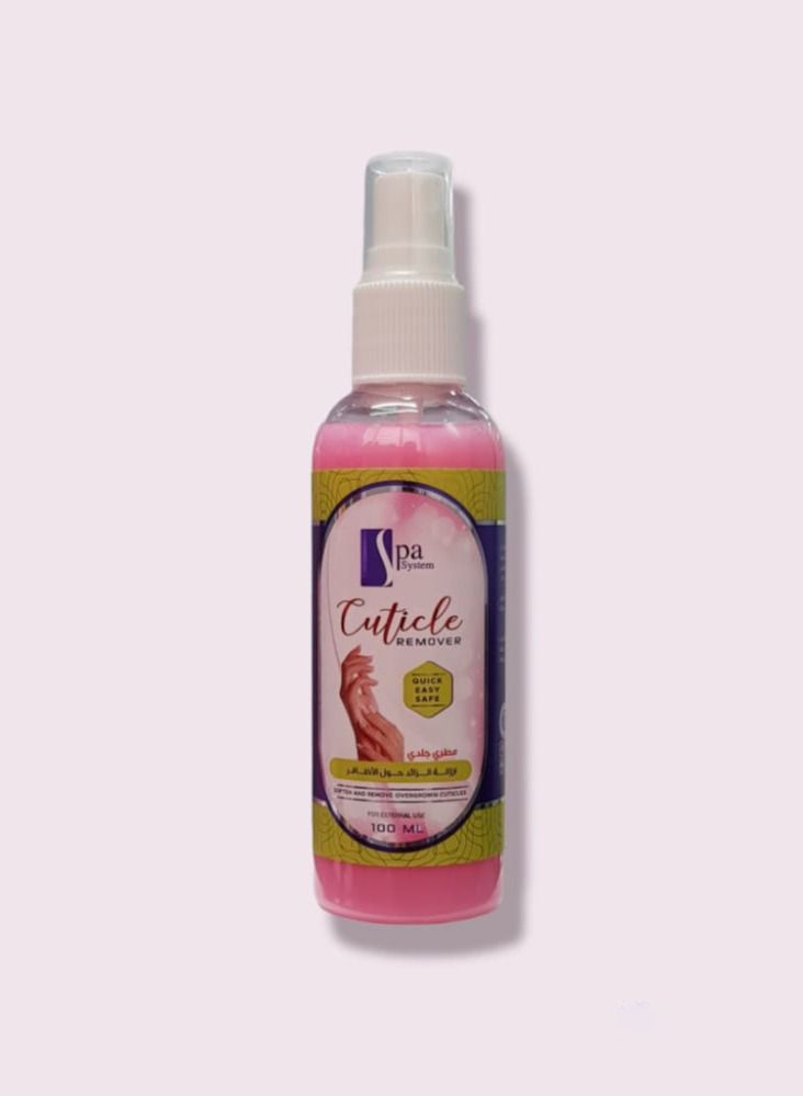 Nail Cuticle Remover Liquid Pink 100 ml
