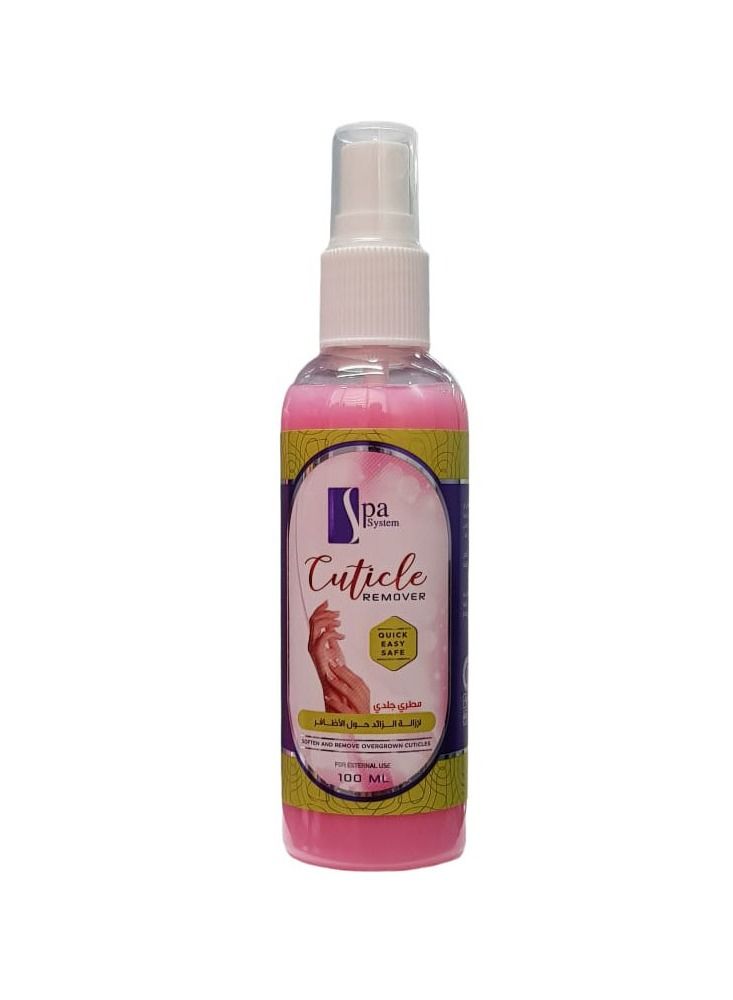 Nail Cuticle Remover Liquid Pink 100 ml