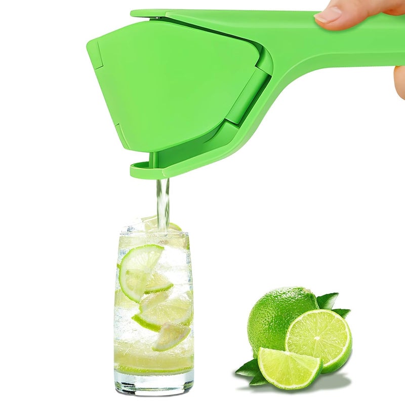 UPDESH Lemon Lime Squeezer Manual Effortless Hand Juicer with Lever Principle Design Lime Squeeze Fluicer Fold Flat Juicer Easy to Use for Lemon Lime Citrus Orange Fruits - Image 1