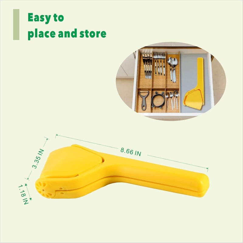 UPDESH Lemon Lime Squeezer Manual Effortless Hand Juicer with Lever Principle Design Lime Squeeze Fluicer Fold Flat Juicer Easy to Use for Lemon Lime Citrus Orange Fruits - Image 2