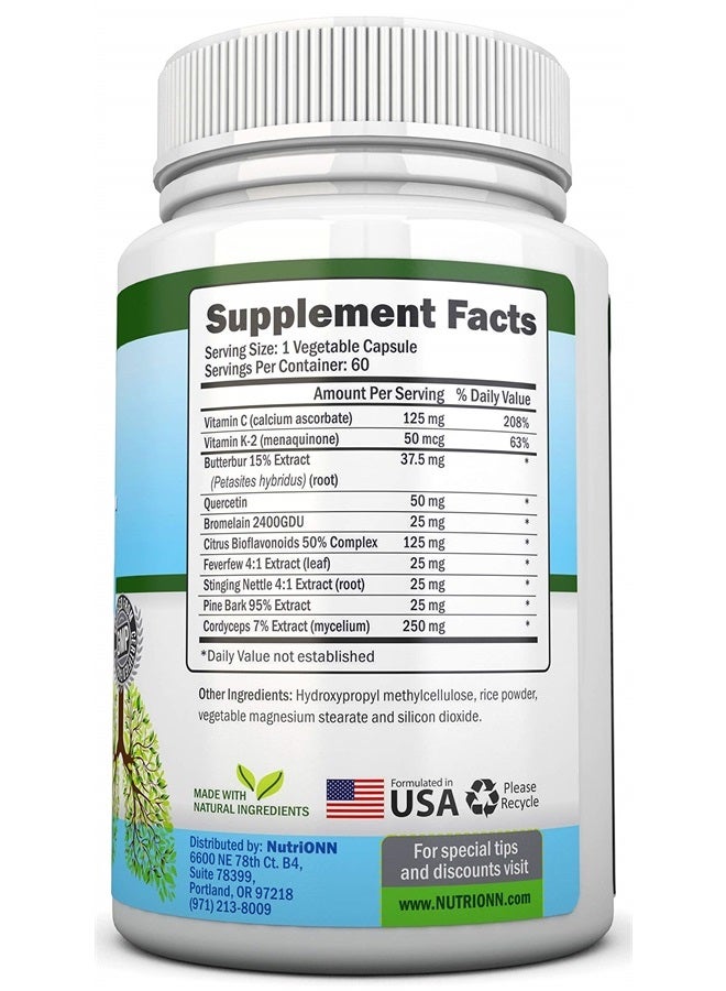 NutriONN Lung Cleanse - Powerful Lung Detox Program - 100% Vegetable Based - Great for Smokers - Supports Respiratory Health - Helps Reduce The Production of Mucus - Promotes Comfortable Breathing - Image 2