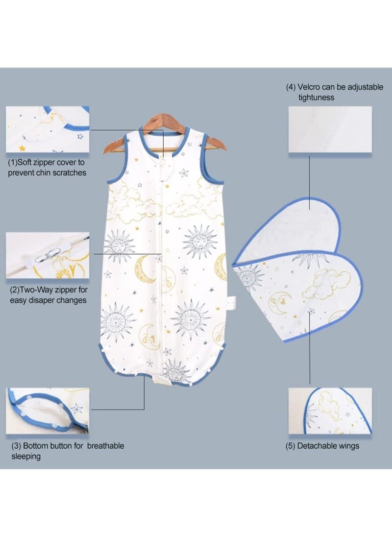Y&D Baby Sleep Sack 6-12months,Baby in Comfort with Adjustable Swaddle Sleepsack ,Easy Transitional Wearable Blanket for Boys and Girls - Image 2