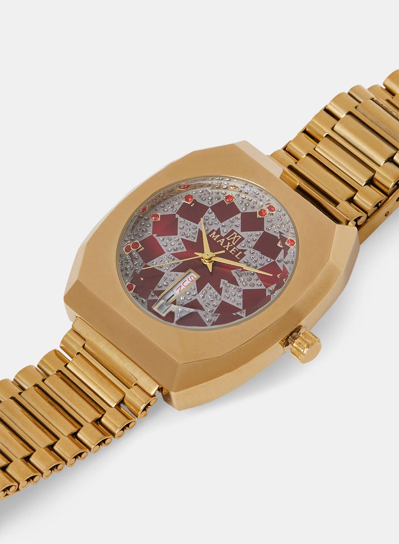 Maxel ساعة يد أنالوج للرجال سنتريكس نيو ديستار MX544 - 38 مم - Image 3