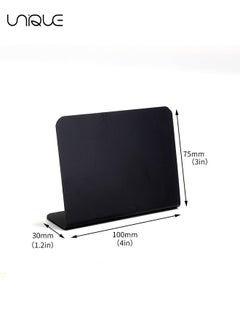 Unique 15 Pack Mini Chalkboard Signs, Small Rectangle Chalkboard Signs with Stand, Reserved Signs for Tables, Display Blackboards Message Board for Food, Pricetags, Weddings, Parties, Bakery, 4 X 3 Inch  - Image 2