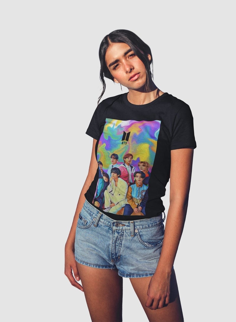 MERCH BTS Army Printed T-Shirt - Show Your Love for the Legends - Image 1