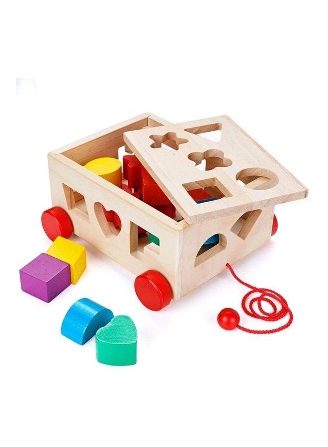 Educational Shape Sorter Building Blocks Set for Kids - Image 1