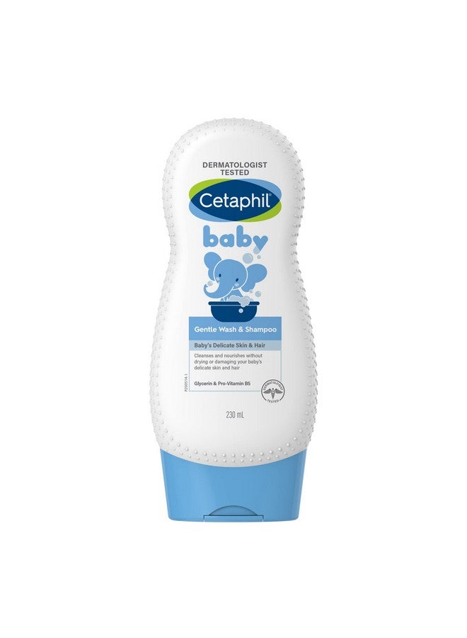 Cetaphil Baby Shampoo & Wash, White, Chamomile, 230 Ml - Image 1