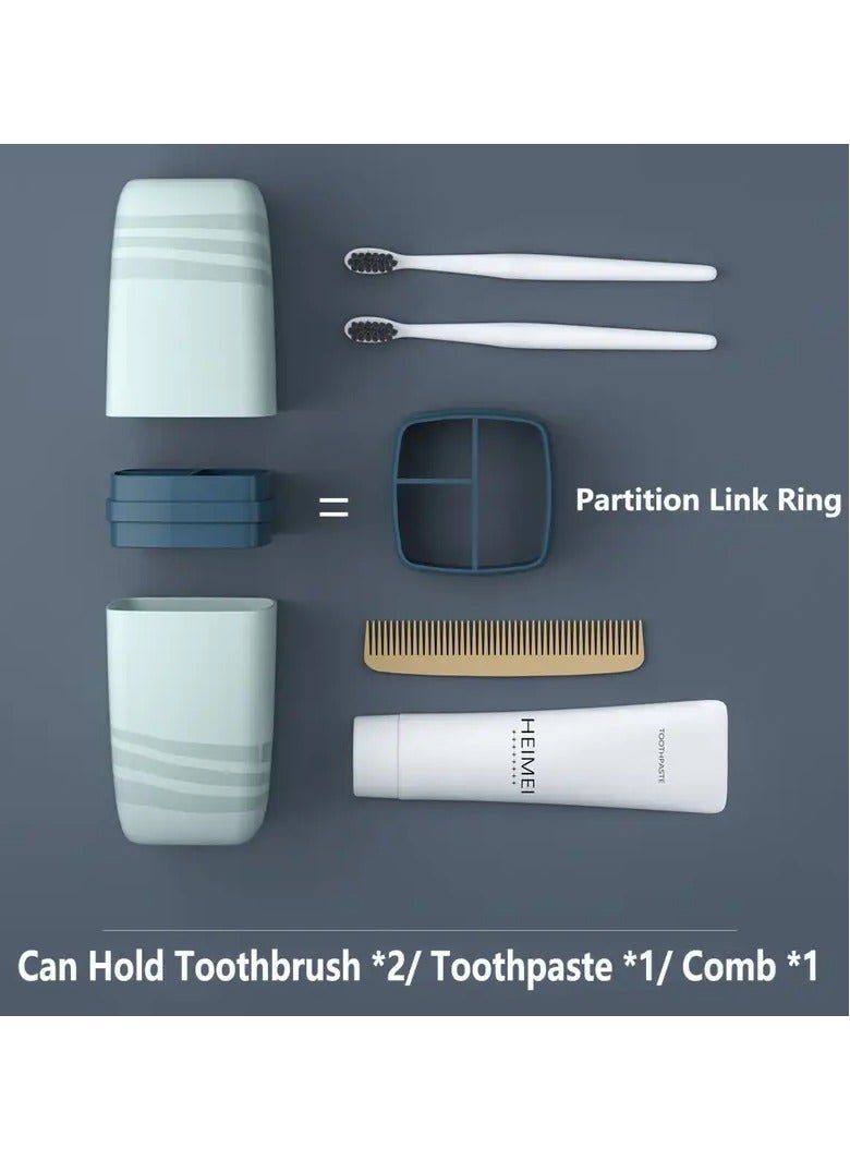 Portable Travel Toothbrush Cup, Wash Cup, Household Bathroom Storage Box, Tooth Tank, Mouthwash Cup, Travel Toothbrush Case
