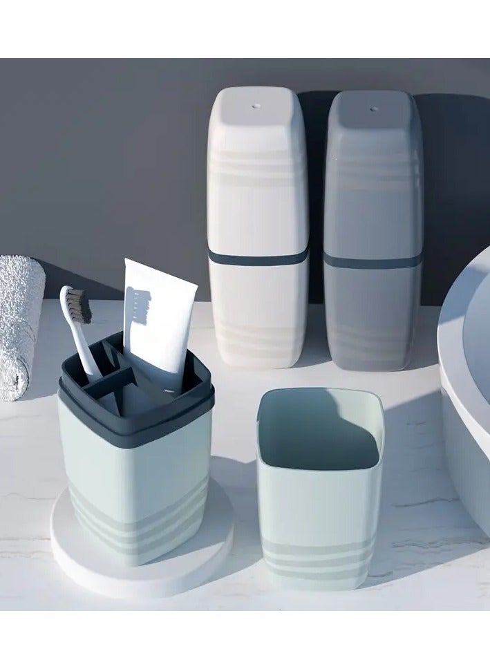 Portable Travel Toothbrush Cup, Wash Cup, Household Bathroom Storage Box, Tooth Tank, Mouthwash Cup, Travel Toothbrush Case