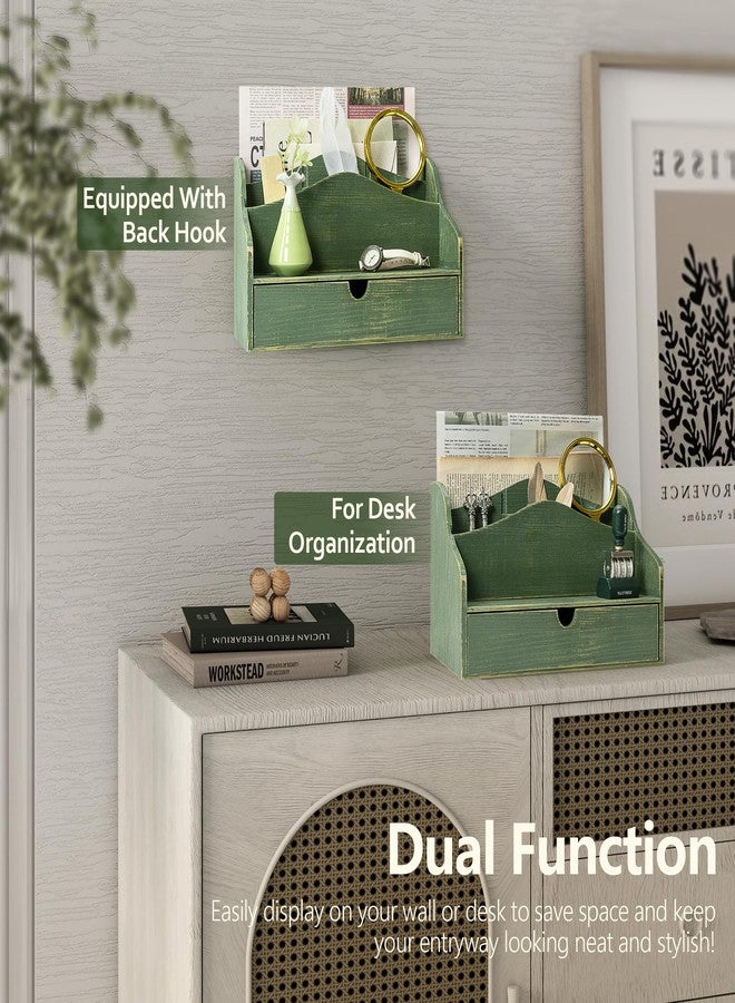 Rebee Vision 11inch-Desktop Mail Holder (A-Green) - Image 4