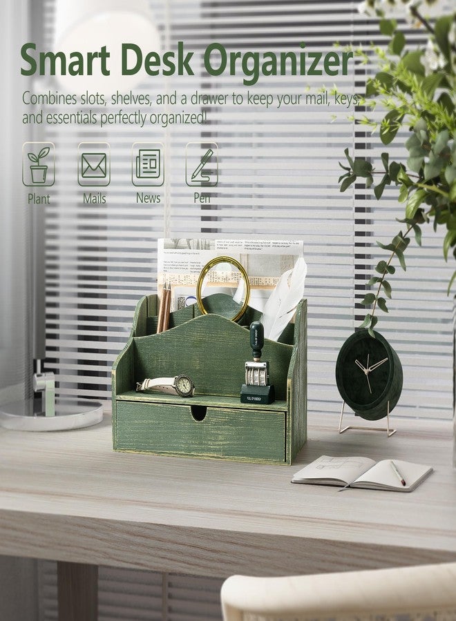 Rebee Vision 11inch-Desktop Mail Holder (A-Green) - Image 3