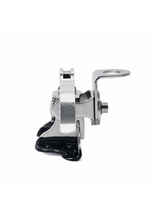 HYS Car Antenna Mount Stainless Steel Car Clip Mount Trunk Lid Hatchback Mount Bracket for Mobile Transceiver Car Radio Antenna + 16.4FT RG58 Antenna Cable (SO239 to PL259) - Image 3