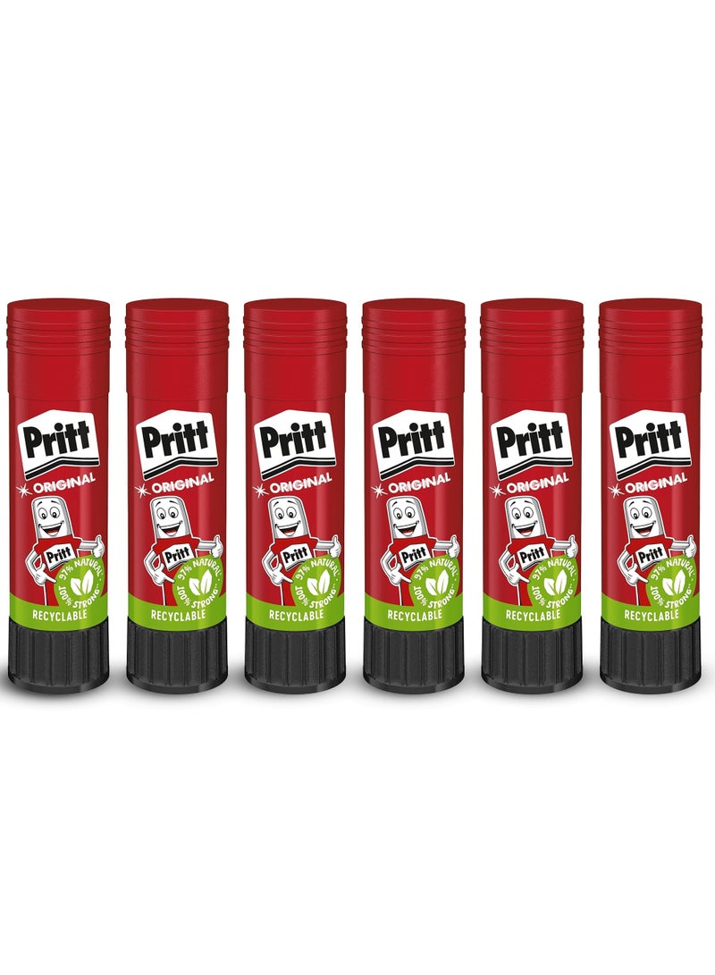 Pritt Glue Stick Original SRP 6x11g - Image 1