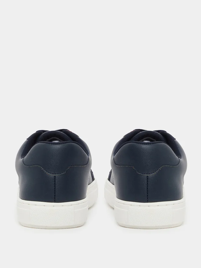 Styli Styli Color Block Low Top Lace-Up Sneakers with Twin Stripe Detail