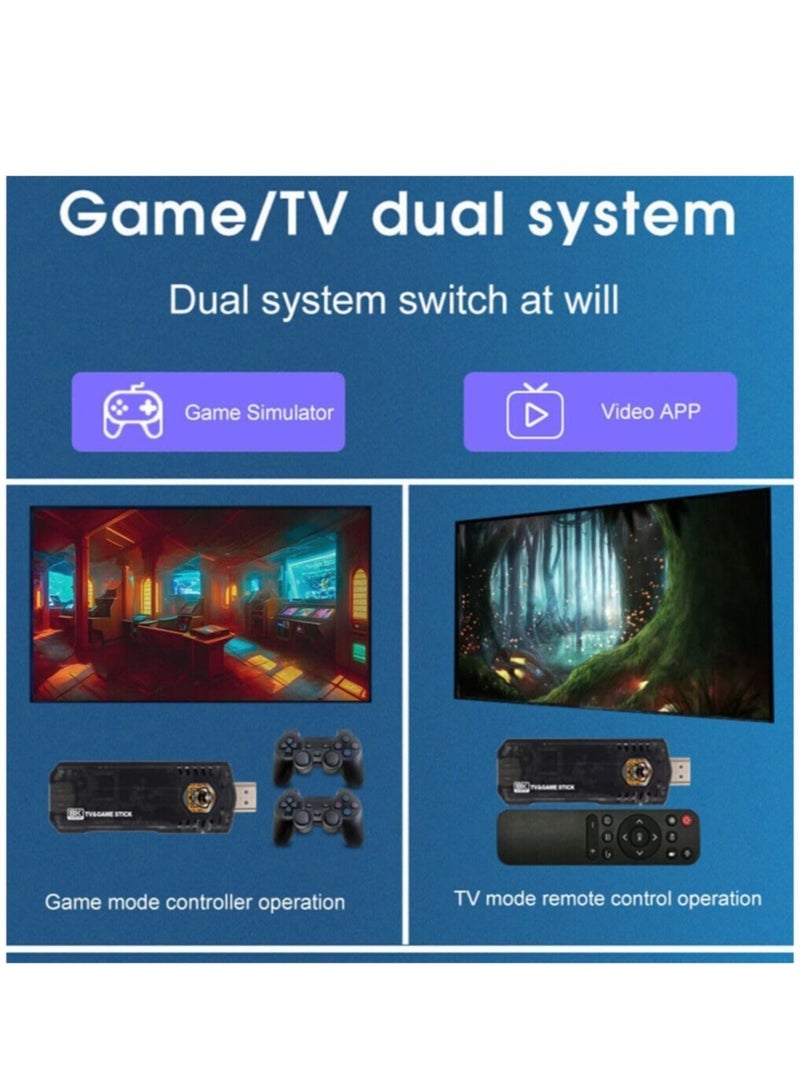 ELTRAZONE HD Classic Game Console, 10000+ Built-in Games, 9 Emulators Console, HDMI Output TV Video Games, High Definition Game Console with Dual 2.4G Wireless Controllers - Image 2