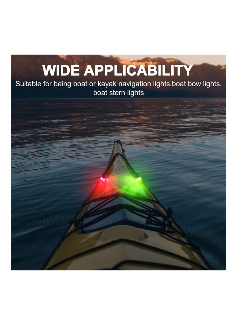 Loquat 12 Pieces LED Boating Lights Navigation Lights LED Safety Boat Lights Boat Bow and Stern Battery Operated with 3 Modes for Boat Pontoon Yacht (Blue) - Image 4