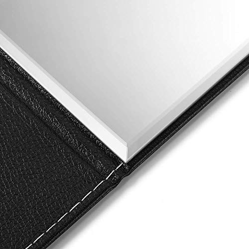 EFAILY Folding Travel Mirror, PU Portable Adjustable Rectangular Ultrathin Mirror, for Travel, Camping,Home (8.7W×6.1L) - Image 2