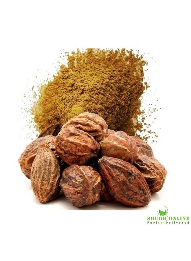 Shudh Online Kadukkai Powder for Face, Harad Powder for Eating (200 Grams) Haritaki Seed Organic, Badi Harad Seeds, Inknut for Dark Circles, Karakaya for Cough, Moti Kadukai Podi Churna, Harar - Image 3