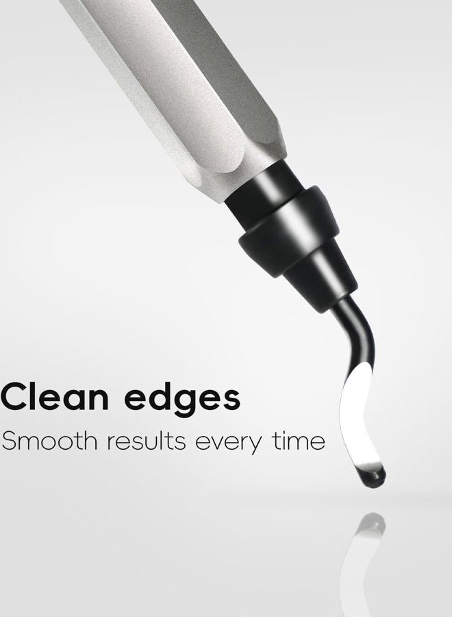 Voltrish - 11-blade deburring tool for 3D printing, high-speed steel blades for smooth edge finish, ideal for HVAC, metal and resin and reaming - Image 3