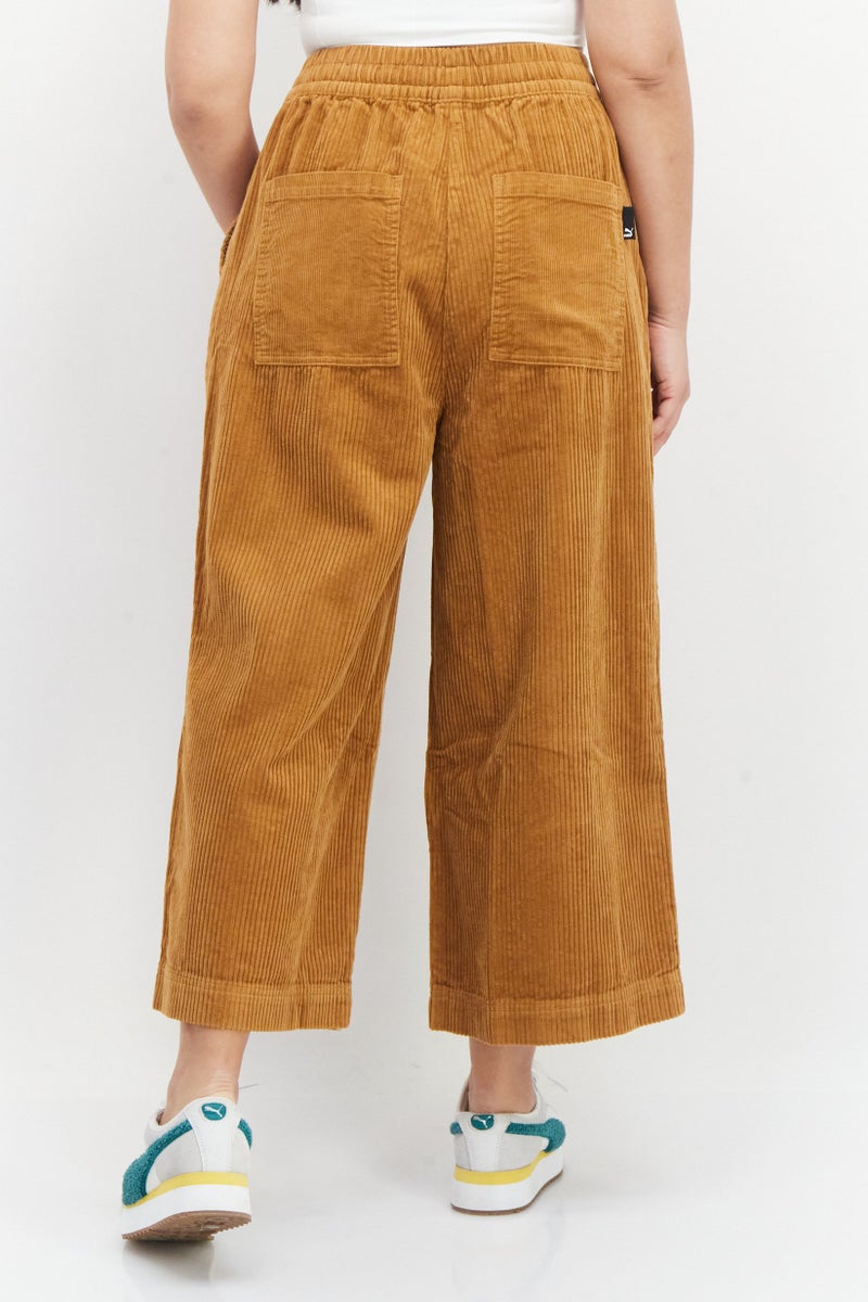 PUMA Women Sportswear Fit Training Sweatpants, Tan  - Image 2
