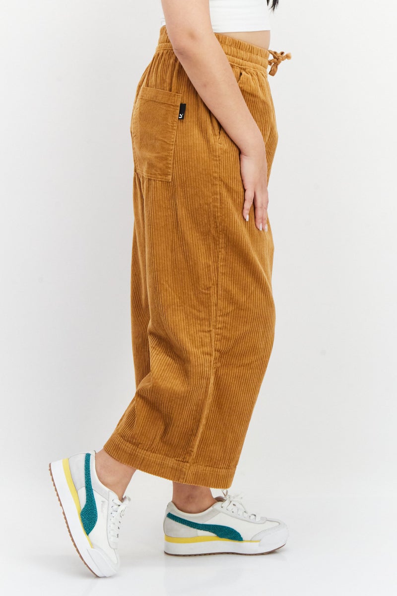 PUMA Women Sportswear Fit Training Sweatpants, Tan  - Image 4