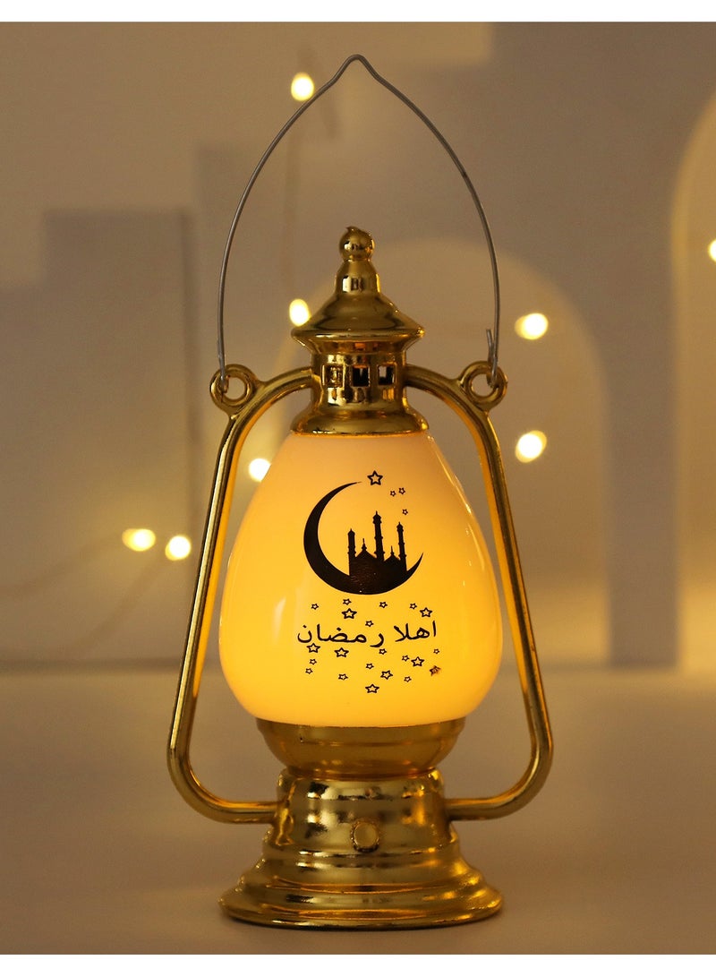 إي سي لوكس تتميز فوانيس رمضان المزخرفة، وفوانيس الشموع البلاستيكية، ومصابيح الإضاءة المعلقة المزخرفة ذات الطراز العربي العتيق، وتجهيزات إضاءة عيد الفطر، جميعها بمصابيح LED (بما في ذلك 3 بطاريات صغيرة)، وهي مناسبة لاحتفالات عيد الفطر الإسلامية. - Image 1