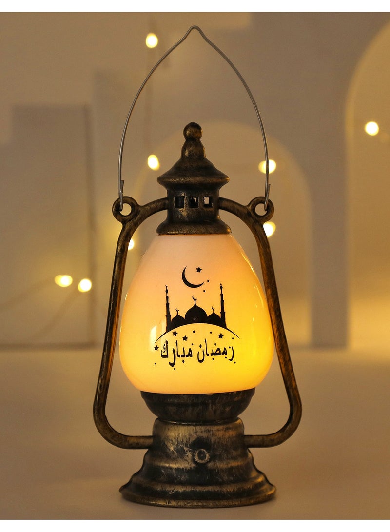 إي سي لوكس تتميز فوانيس رمضان المزخرفة، وفوانيس الشموع البلاستيكية، ومصابيح الإضاءة المعلقة المزخرفة ذات الطراز العربي العتيق، وتجهيزات إضاءة عيد الفطر، جميعها بمصابيح LED (بما في ذلك 3 بطاريات صغيرة)، وهي مناسبة لاحتفالات عيد الفطر الإسلامية. - Image 2
