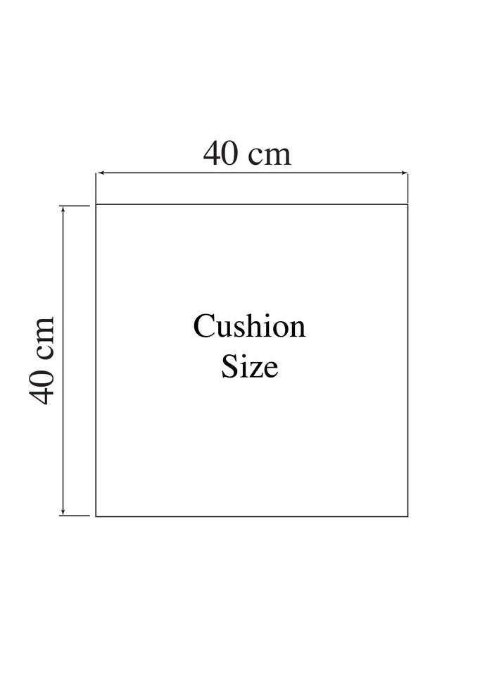 Generic - Azure Cushion Velvet Without Filling 40cm * 40cm - Image 1