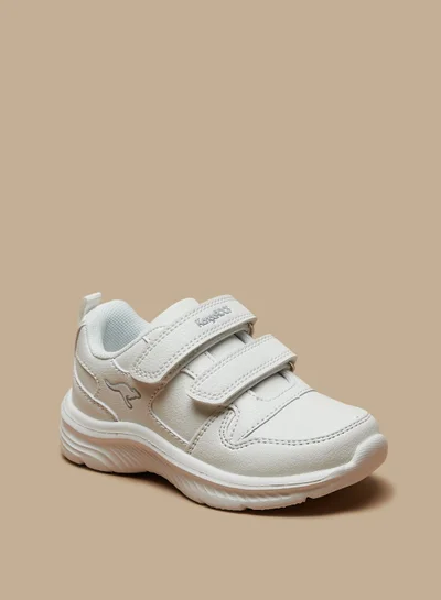 kangaROOS Textured Sneakers with Hook and Loop Closure