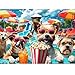 VOLUVOLU 300 Piece Jigsaw Puzzle for Adults Fun at The Amusement Park Dog Puzzles Funny Puppy Jigsaw Puzzles Animal Pet Lover Challenging Puzzles for Friends Family Activity Game Nights Gifts - Image 3