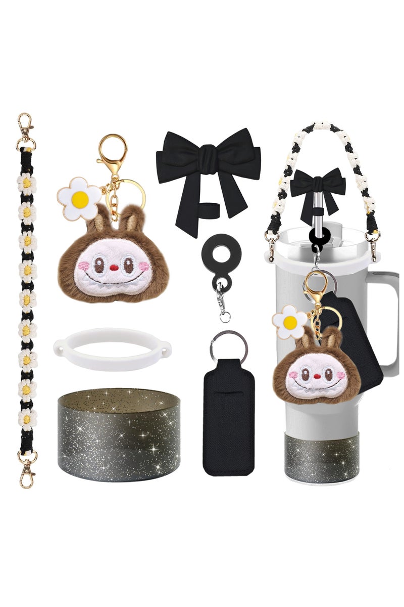 The Stanley Cup Labubu Accessory Chain Cute Cartoon Pendant is a must-see for fans