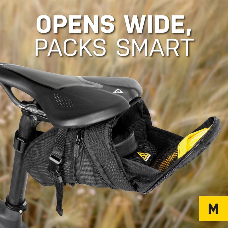 Topeak TC2261B Aero Wedge Pack with Strap Mount, Medium, black - Image 3