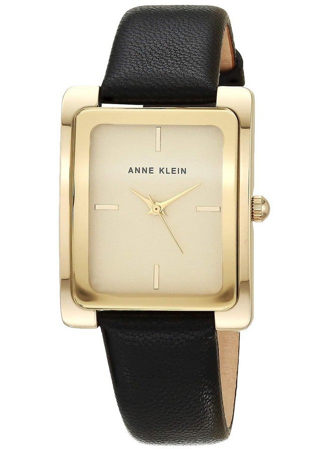 Anne Klein Women's Leather Strap Watch, AK/2706 - Image 1