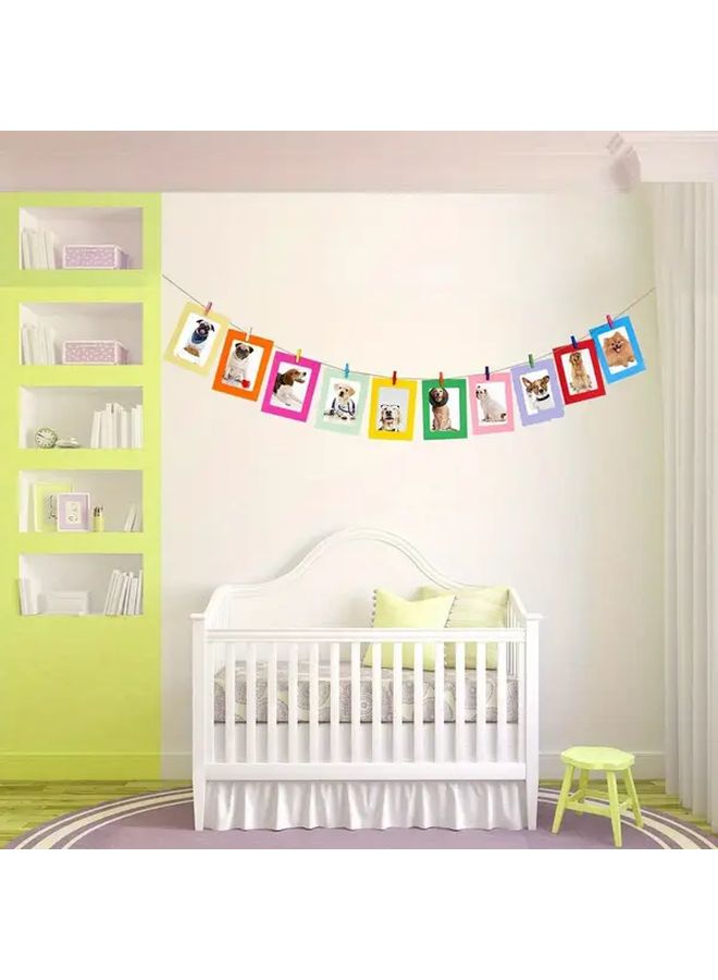 42 Pcs 10 Colors 4x6 Inch Paper Photo Frames For Wall Decor - Image 4
