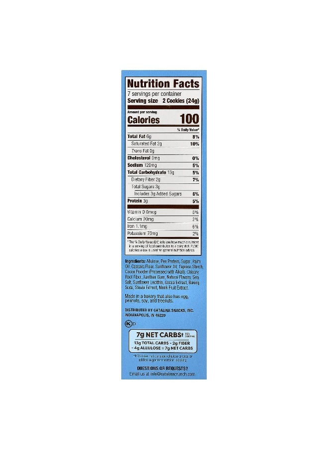 CATALINA CRUNCH Catalina Crunch, Sandwich Cookies, Chocolate Vanilla, 14 Cookies, 5.92 oz (168 g)  - Image 2