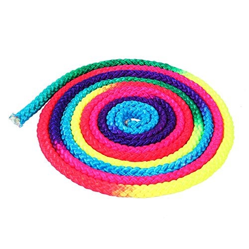 YOSOO Rhythmic Gymnastics Rope Solid Competition Arts Training Rope, Rainbow Color - Image 5
