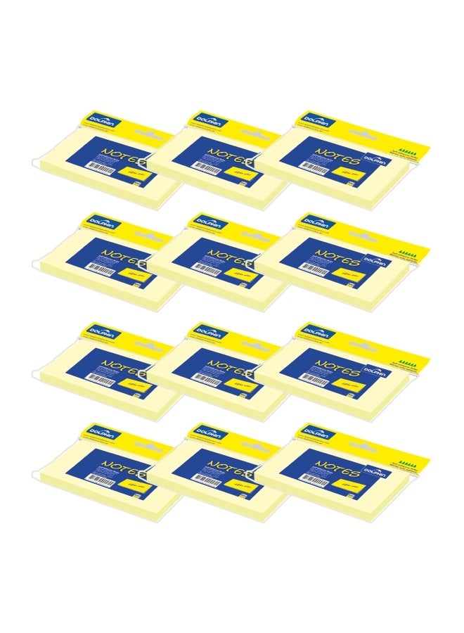 Dolphin Self-Adhesive Sticky Notes 3 × 5 Inch, Easy Peel & Stick, 100 Sheets per Pad, Pack of 12 - Image 3