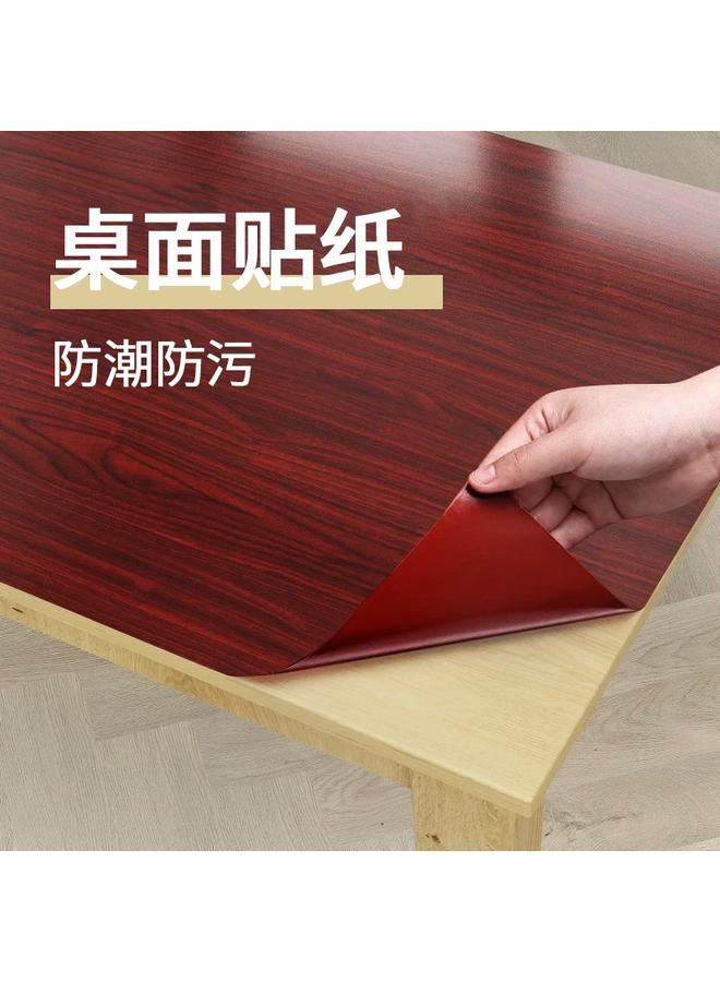 Bluejw Vintage PVC Wood Grain Paper Stickers Wallpaper Self-adhesive Furniture Table Paper Self-wallpaper Renovation Dormitory Self-stickers Allape - Image 2