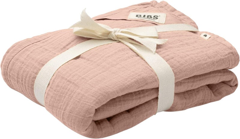 BIBS Cuddle Swaddle Muslin 120x120cm - Blush - Image 1
