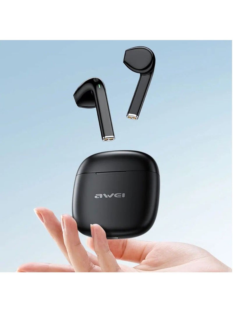 Awei T26 Pro True Wireless Bluetooth Sports Earbuds with Charging Case - Image 4