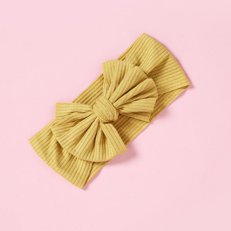 Generic European and American children's hair accessories bow headdress baby hair band handmade pit Guard Door baby headband in stock wholesale  - Image 2