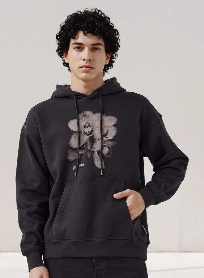 لي كوبر Lee Cooper Men Printed Hoodie
