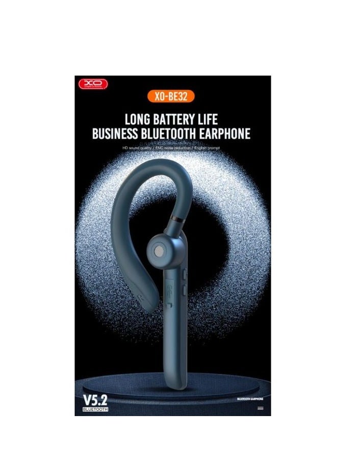 XO-BE32 Back Mounted -  Bluetooth Headset - Black - pzsku/Z660178118D6B3258B247Z/45/_/1728906056/a744daaa-cbdc-4654-afad-517c3dd8a18a