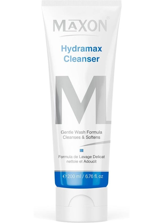 MAX-ON Hydramax Facial Gentle Cleanser, Removes Makeup & Excessive Oil, Reduces Pigment Spots, Deep Cleansing for Radiant Moisturized Skin, For All Skin Types, 200ml