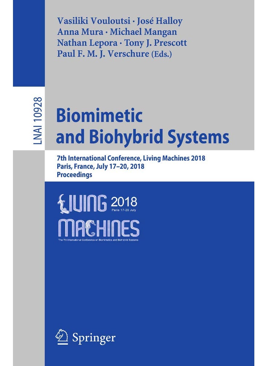 Biomimetic and Biohybrid Systems: 7th International Conference, Living Machines 2018, Paris, France, July 17-20, 2018, Proceedings 